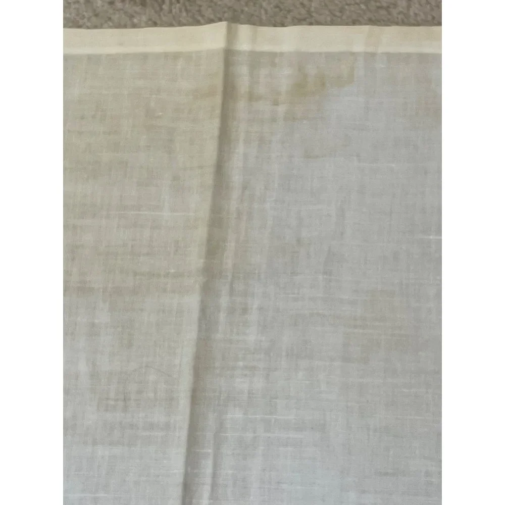 Antique Show Towels Italy Embroidered Eyelet Floral Scalloped Decorative